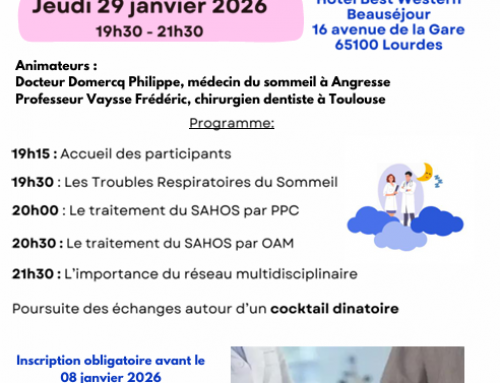 Soirée apnée du sommeil 29 Janvier 2026